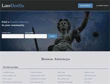 Tablet Screenshot of lawdeeda.com